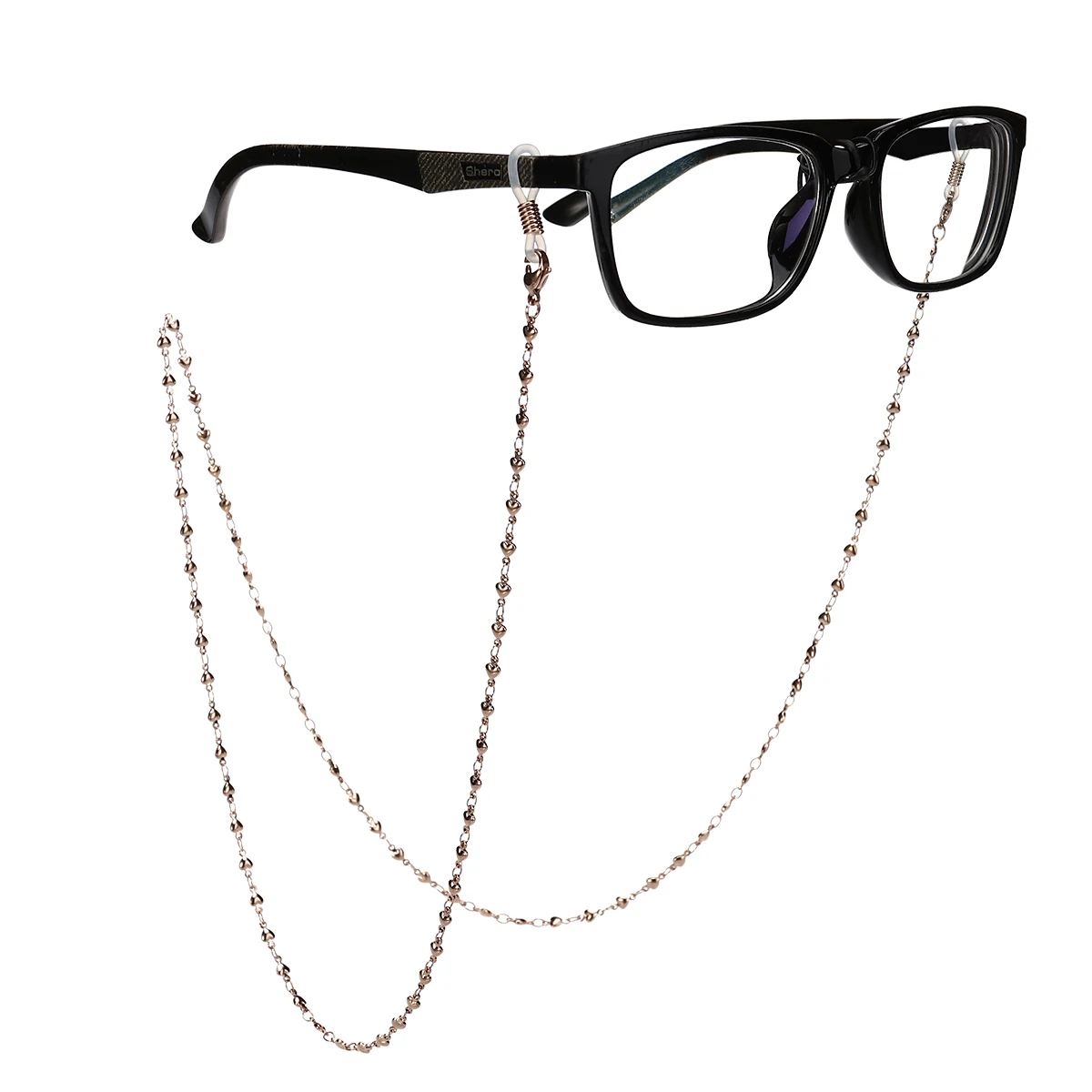 

Solid Hearts Stainless Steel Eyeglass Chain Glasses Necklace Cord Strap Sunglass Holder Lanyard