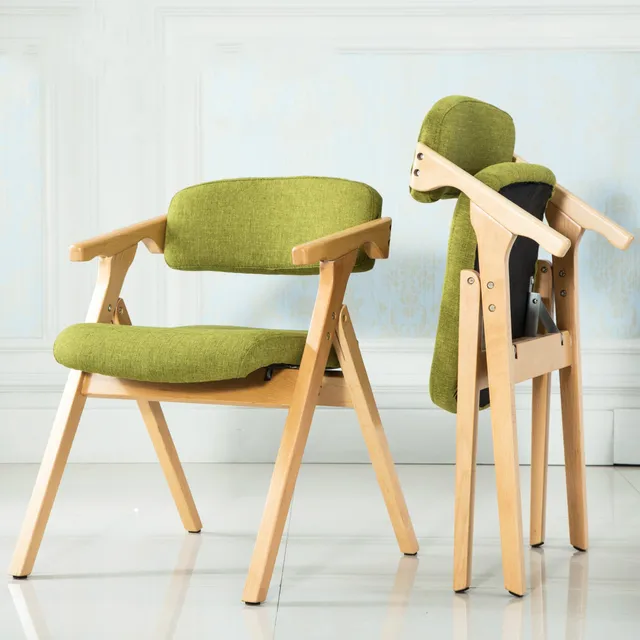 Cheap High Quality Portable Solid Wooden Leisure Chair Foldable Dinning Chair Colorful Movable Washable Cushion Backrest cadeira Cheap High Quality Portable Solid Wooden Leisure Chair Foldable Dinning Chair Colorful Movable Washable Cushion Backrest cadeira
