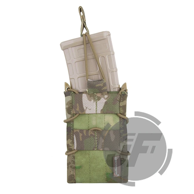 Emerson одиночный Стек модульный 5,56 M4 M16 AR15 SR52 P-MAGS M1A1 G3 подсумок Emersongear MOLLE большой емкости Mag Перевозчик - Цвет: AT-FG