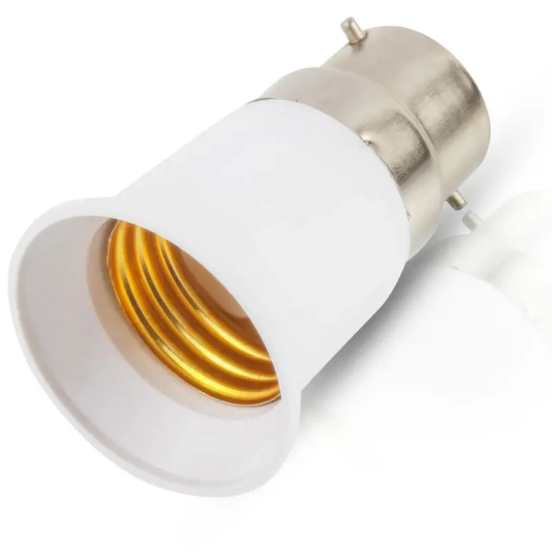 5 шт. B22 для E27 розетка освещение аксессуары переходник для цоколя конвертер для Светодиодный свет лампы штык винтовая лампочка