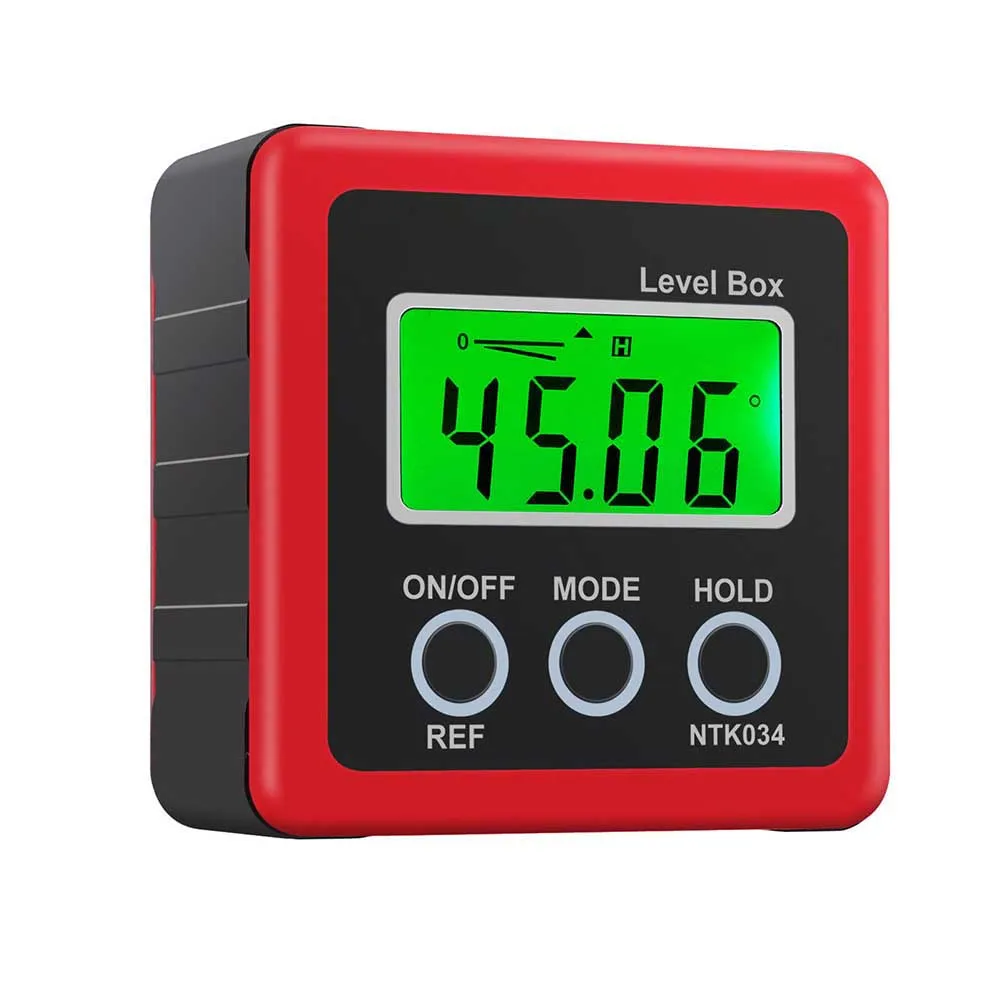 

Novel Digital Box Gauge Angle Protractor Level Inclinometer Magnetic Base 0 - 360 Degree Shipping