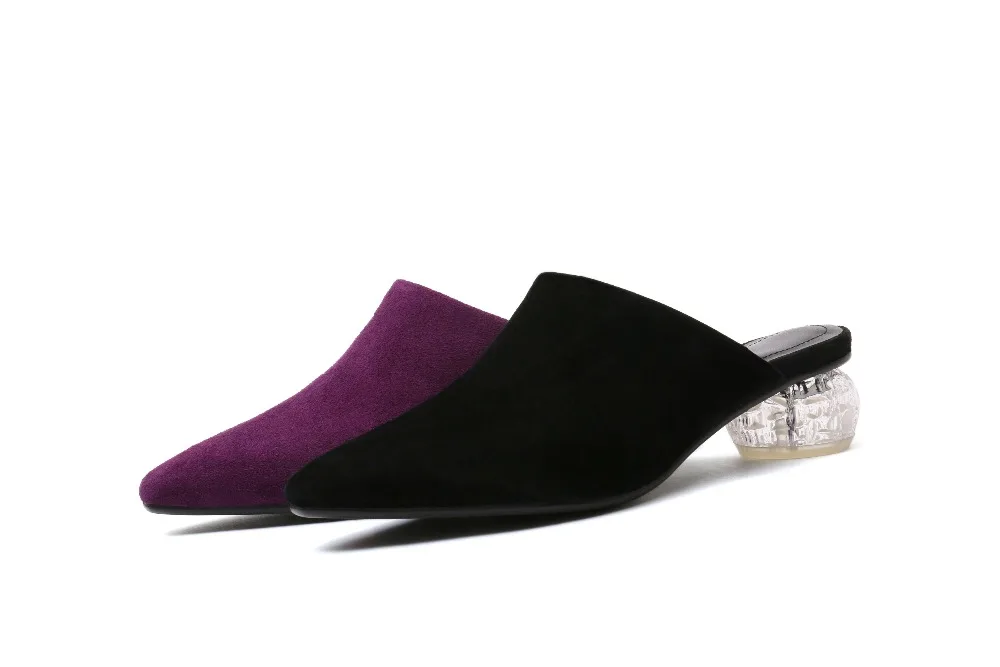 Элегантные женские классические туфли-лодочки из натуральной кожи с квадратным носком и кристаллами на среднем каблуке без застежки; лаконичные туфли-лодочки со звездами из фильма «Голливуд»; L02