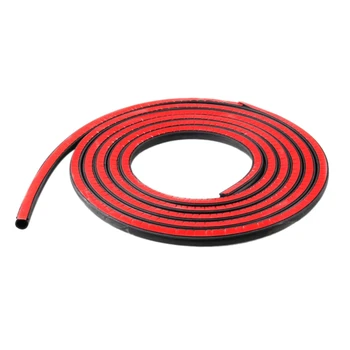 

8 M Small D Type Car Motor Door Soundproof Filling Rubber Seal Windproof Dust Seal