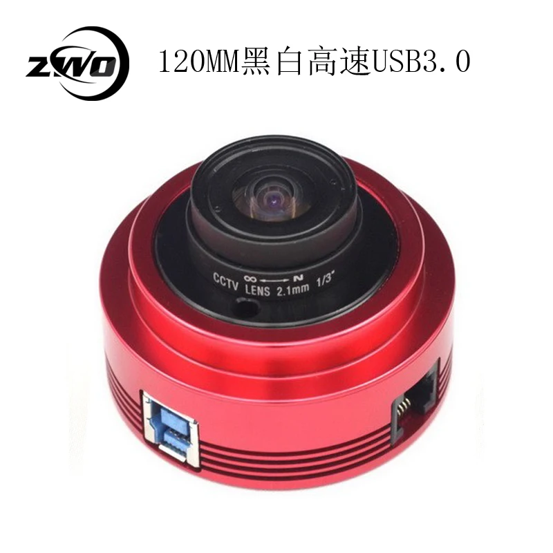 

ZWO ASI120MM-S Monochrome Astronomy Camera ASI Planetary Solar Lunar imaging/Guiding High Speed USB3.0