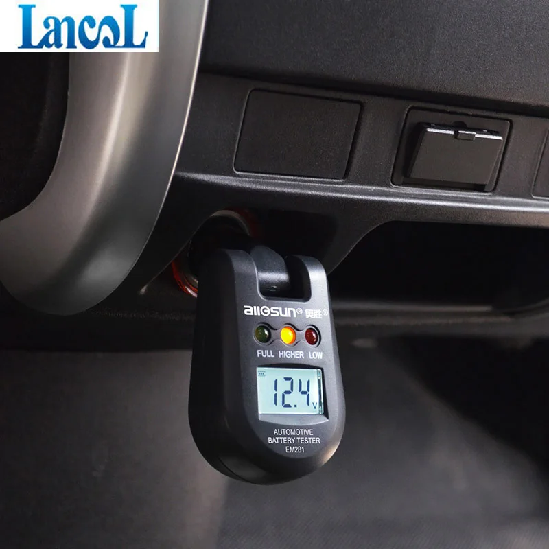 

Car battery tester 12V/24V Automotive Battery Analyzer Battery Voltage Detection