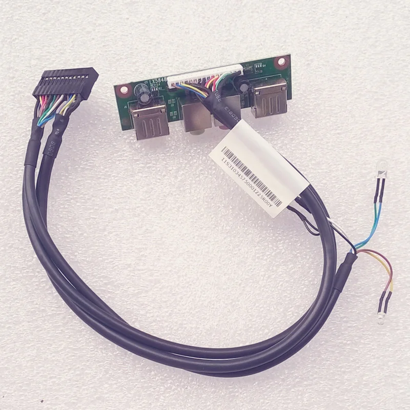Новая Оригинальная передняя I/O USB/аудиоплата LX5848 + светодиодная/кнопка