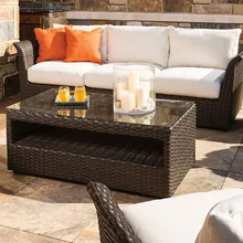 High end открытый поли ротанг используется мебель для бассейна у гостиницы