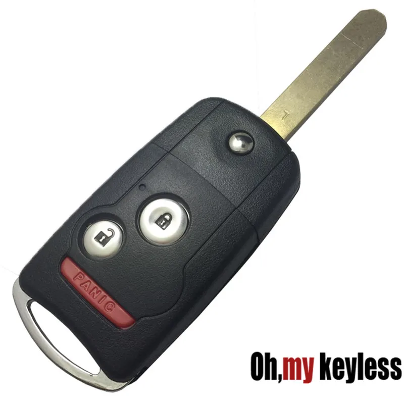 Чехол для ключей keylss 5 шт./лот пульта дистанционного управления honda acura 2 3 4|shell