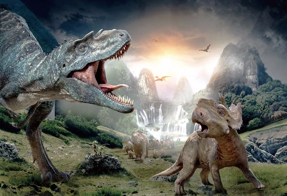 KATE 5x7ft динозавр Doomsday World фото для мальчика тираннозавр Фотофон с динозавром Парк Юрского периода вечерние фон для фотостудии