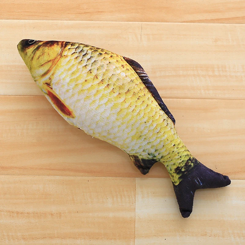 

Cute Favor Fish Toy Catnip Scratchboard Scratching Post Plush Stuffed Fish Fish Shape Toy For Dogs Product Supplies