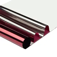 40 100 см Красного и серебристого цвета оконная пленка One Way