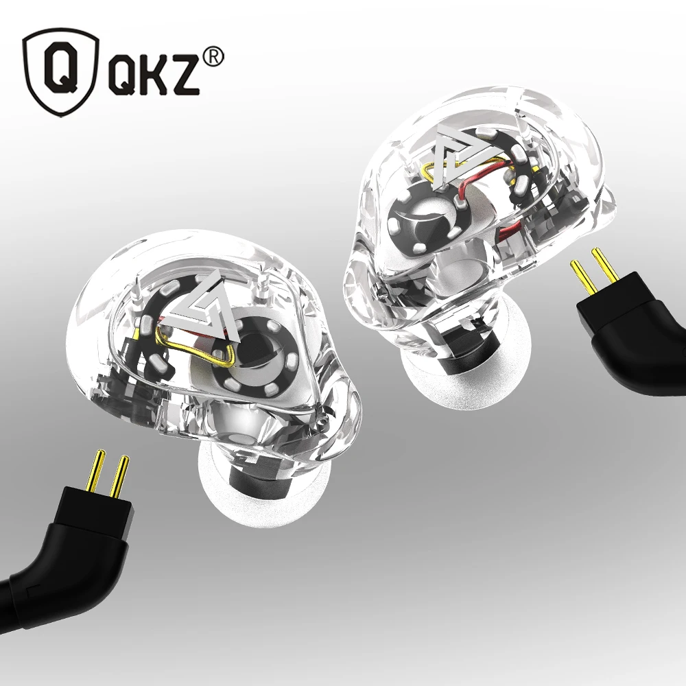 Наушники QKZ VK1 с 4dd наушники вкладыши Hi Fi для DJ Monito спортивные бега|Наушники и