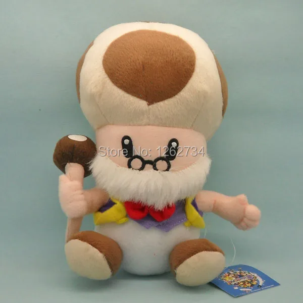 

Super Mario Bros. Old Toad 9" Plush Doll Figure Retail
