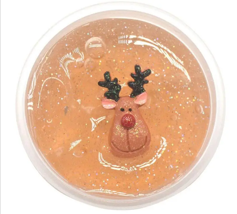 DIY Clear Christmas Crystal Mud Kiibru Slime Fluffy Color Cloud Glue Gradient Magic Sand Antistress Putty Foam Soft Clay Toy 60g DIY Clear Christmas Crystal Mud Kiibru Slime Fluffy Color Cloud Glue Gradient Magic Sand Antistress Putty Foam Soft Clay Toy 60g
