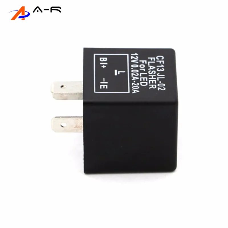 

For Led 3-Pin Electronic Flasher Relay Module CF13 CF-13 Fix LED Turn Signal Light Fast Flash for Motorbike 12V JL-02 Flasher