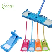 Congis 1 Unid 4 Colores Rotar Extraíble Telescópica Trapeador Hogar Cocina Pisos De Madera Herramientas de Limpieza de Ventanas