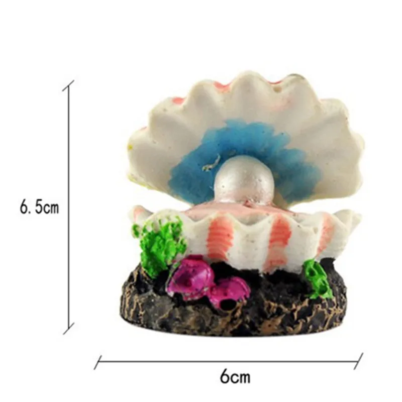 Жемчужная ракушка Коралл вулкан форма воздушный пузырь камень аквариум пейзаж украшение кислородный насос привод украшение