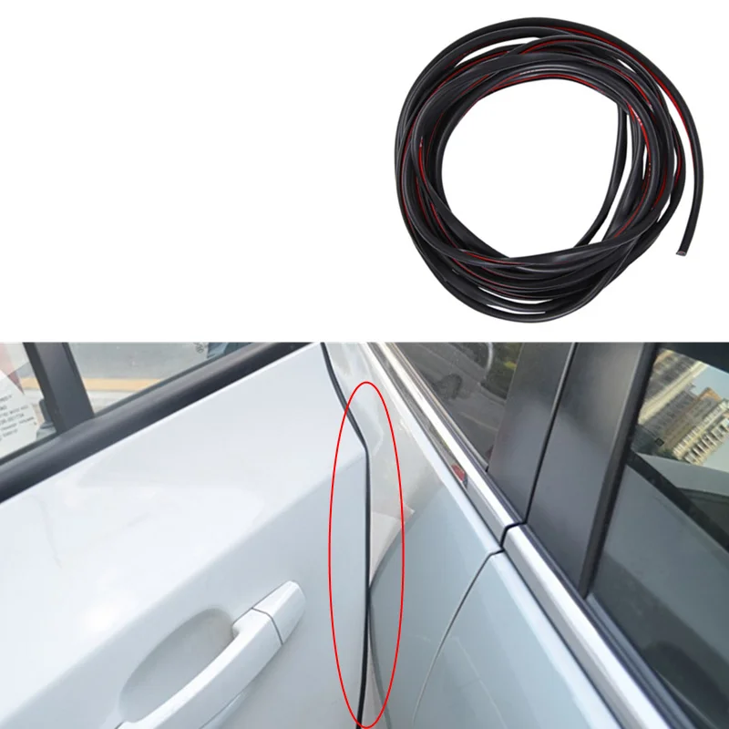 

Car Styling Door Edge Scratch Crash Strip Protection For Peugeot 206 207 301 307 308 407 408 508 2008 decoration accessories