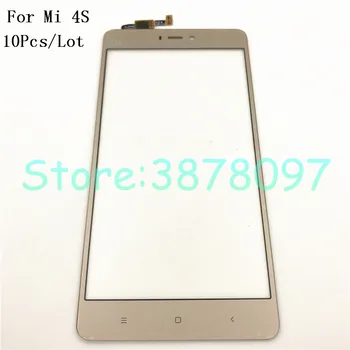 

10Pcs/Lot 5.0" For Xiaomi Mi 4s Outer Glass Lens with Digitizer Replacement Parts For Xiaomi Mi4s Touch screen Front Glass Cover