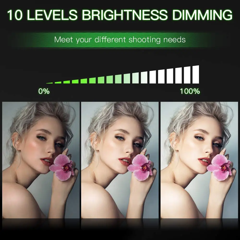  spash TL-240S LED Video Light 2 in 1 Kit Photography Lighting led Panel Lamp Camera Light with Trip - 32846556300
