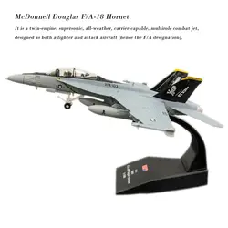 Амер 1/100 весы Военная униформа модель игрушечные лошадки США F/A-18F F-18 супер Hornet истребитель литья под давлением Металл самолет