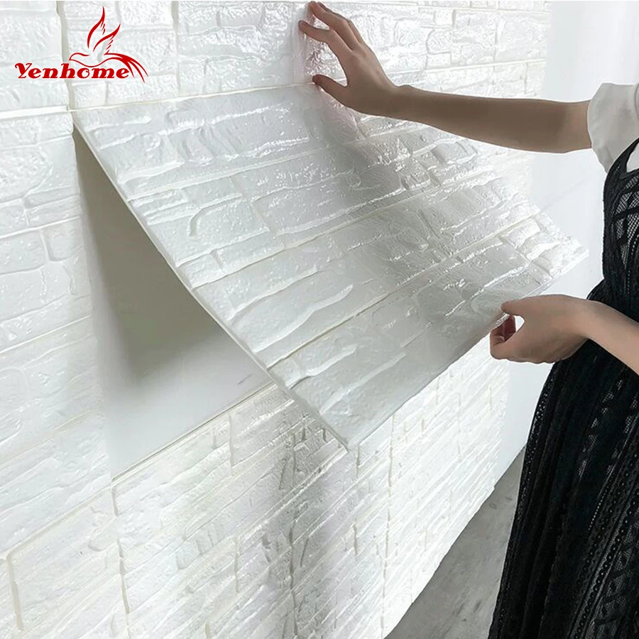 

Self adhesive Foam 3D Wallpaper for Bedroom Living Room Decor DIY Wall Stickers Brick Stone Wall Decor Wall Decals for Kids Room
