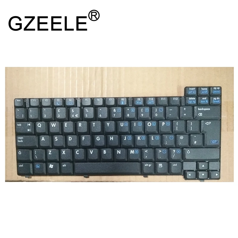 Новая английская клавиатура GZEELE для ноутбука HP NX6320 NC6320 NX6325 NX6335 черная |