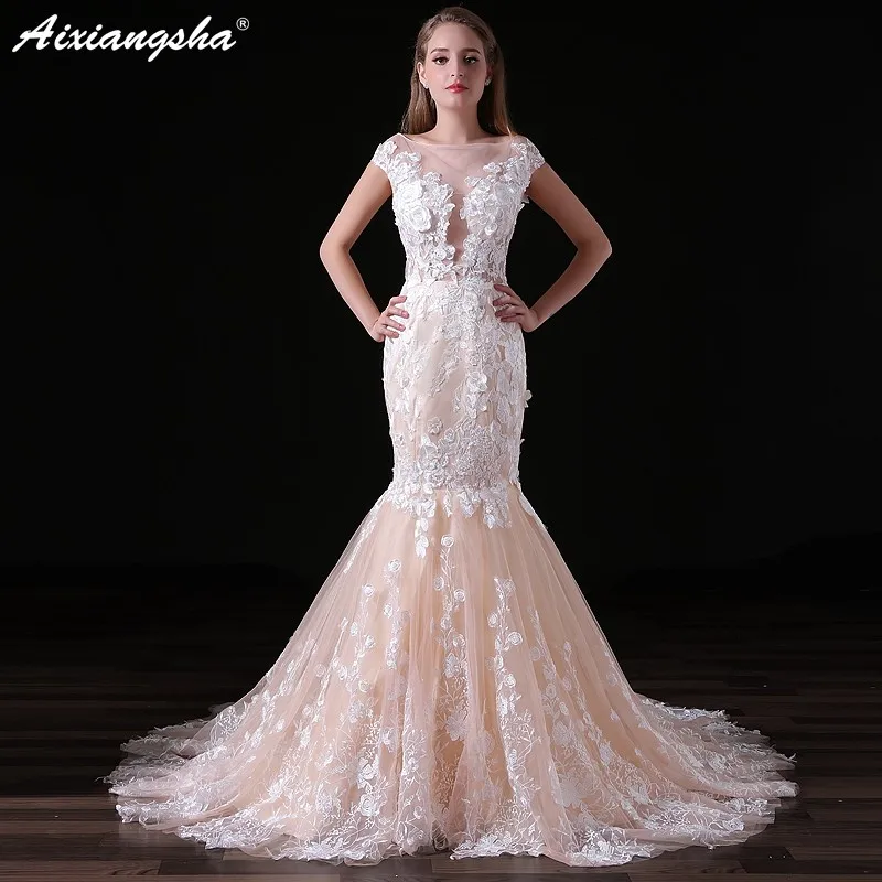 cream color long dress