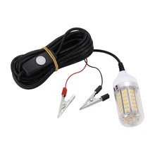 1 шт. 12 В рыболовный светильник 108 шт. 2835 Светодиодный подводный рыболовный наживка с подсветкой рыболокатор лампа притягивает креветки кальмаров крил