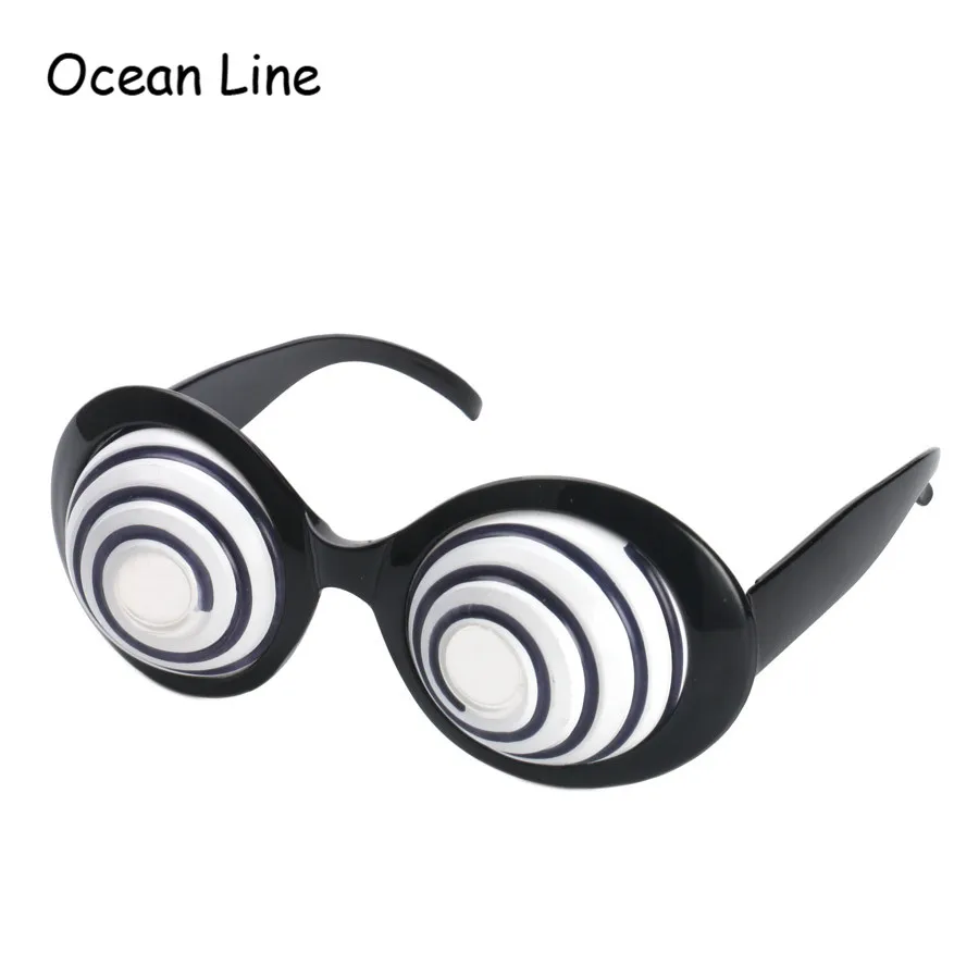 Magnifying Len Dizzy Costume Funny Glasses Party Supplies Props Photo