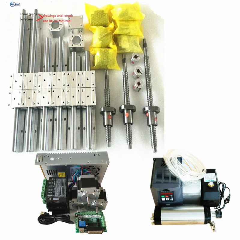 6 комплектов линейных рельсов SBR16 1600 мм + SFU1605 1600mm шариковый винт с ЧПУ комплект 1 5