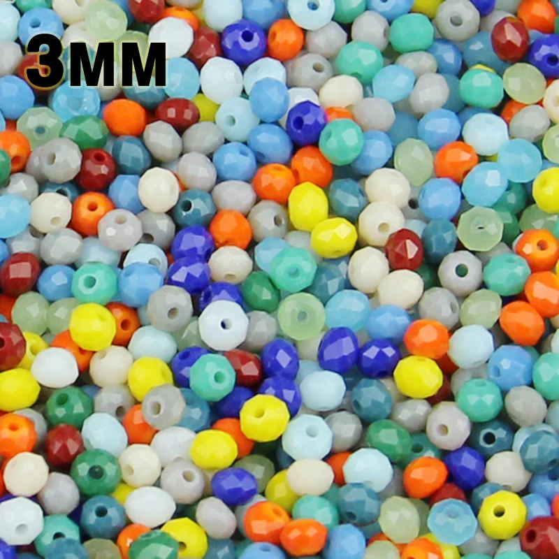 

JHNBY 3mm 200pcs Round Shape Upscale Austrian crystal beads Imitation ceramic loose ball necklace Bracelet Jewelry Making DIY