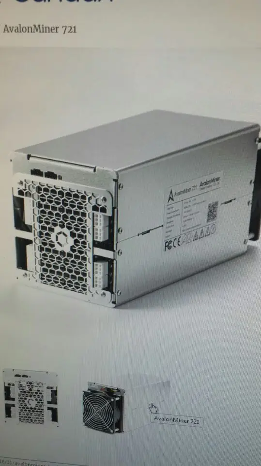 

Bitcoin miner AvalonMiner 721  6T  Asicminer bitcoin mining machine better than antminer S5 S7 AVALON A6  only 950W in stock