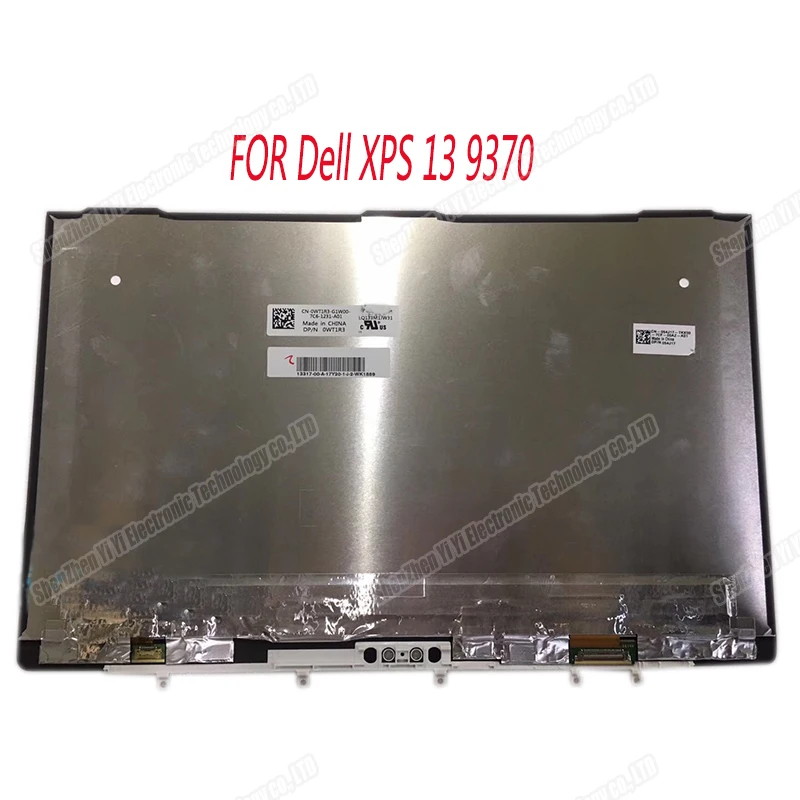 13,3 дюймов lcd-дисплей для ноутбука LQ133M1JX31 для Dell XPS 13 9370 ЖК-дисплей сборки 0WT1R3 0FT5T7 ЖК-дисплей с сенсорным экраном