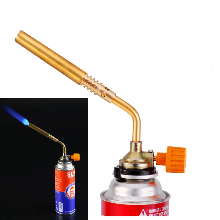 Flame Gas Torch Flamethrower Butane Lighter Automatic Piezoelectricity
