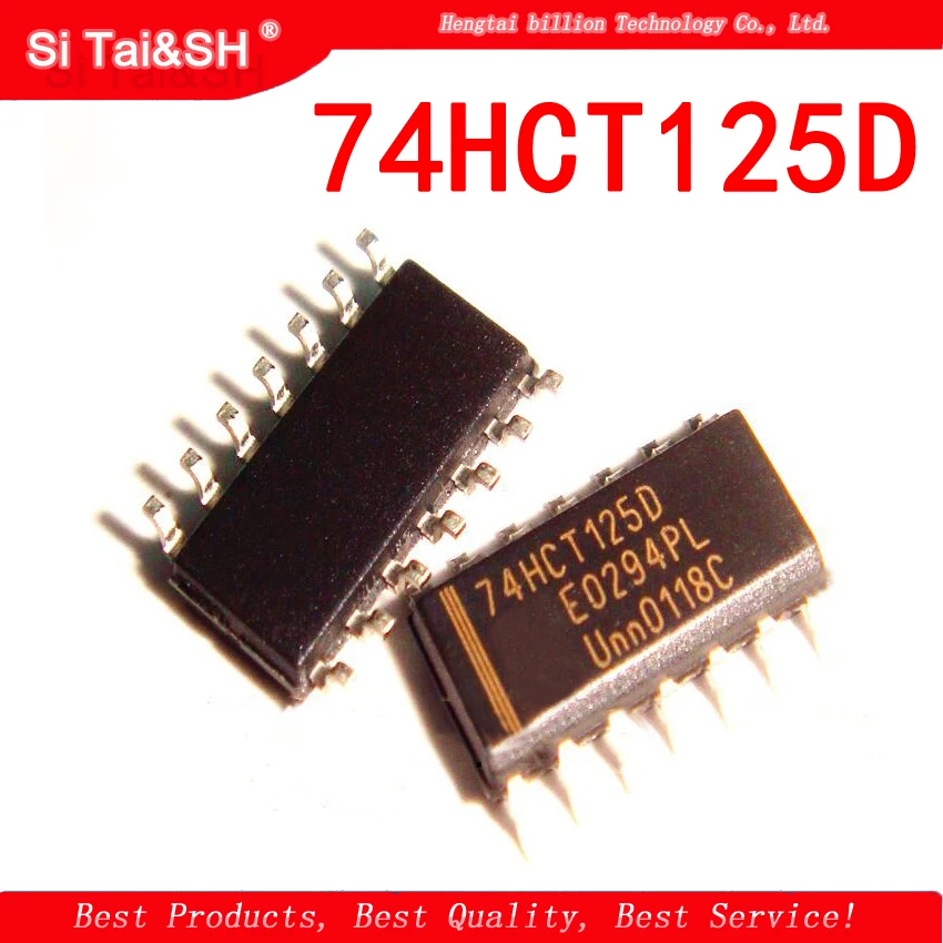 

10pcs/lot 74HCT125D 74HCT125 SOP new original Logic IC buffer