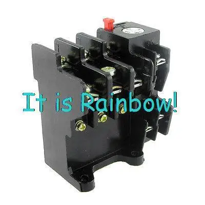 

Free Shipping JR36B 3 Pole Thermal Overload Relay 20A 0.68-1.1A 1 NO 1 NC
