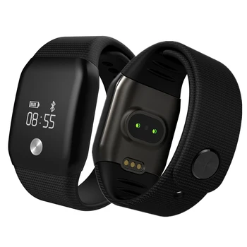 

Digital Smart Watch Waterproof Blood Pressure OLED Touch Screen Smartwatch Silicone Strap Health Smart Bracelet for iOS Android