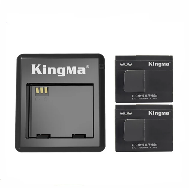 

2pcs xiaomi Xiaoyi yi Action Camera battery+1pc charger Outdoor 1010mAH Diving sport Battery Xiaoyi Sport Accessories 2015 Hot