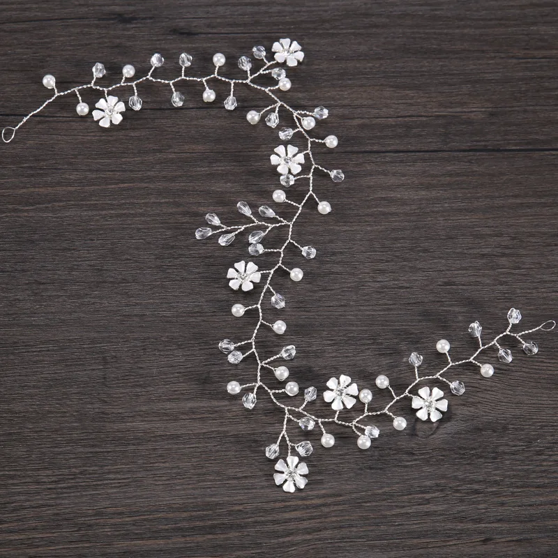 Silver Headbands Flower (1)