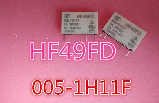 Горячий Новый реле HF49FD-005-1H11F HF49FD 005-1H11F HF49FD0051H11F HF49FD-0051H11F 0051H11F 5VDC DC5V 5 В DIP4 10 шт./лот