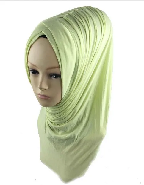 12 шт./партия) один кусок потяните на мгновенный мусульманский хиджаб AMIRAH плиссированный хиджаб шарф, можно выбрать цвета JLS105