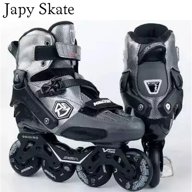 

JAPY Skates 100% Original SEBA KSJ2 Adult Inline Skates Roller Skating Shoes Slalom Sliding FSK Patines Adulto 2017 Newest SEBA