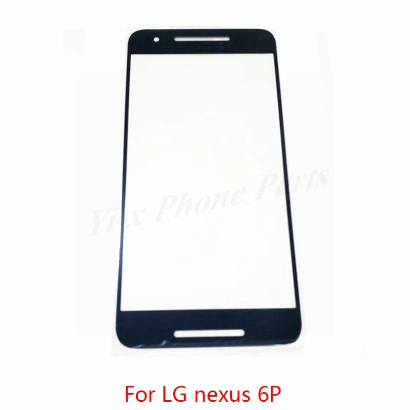1 шт. сенсорный экран для LG Google Nexus 6P черный новый передний внешний стекло nexus 6p