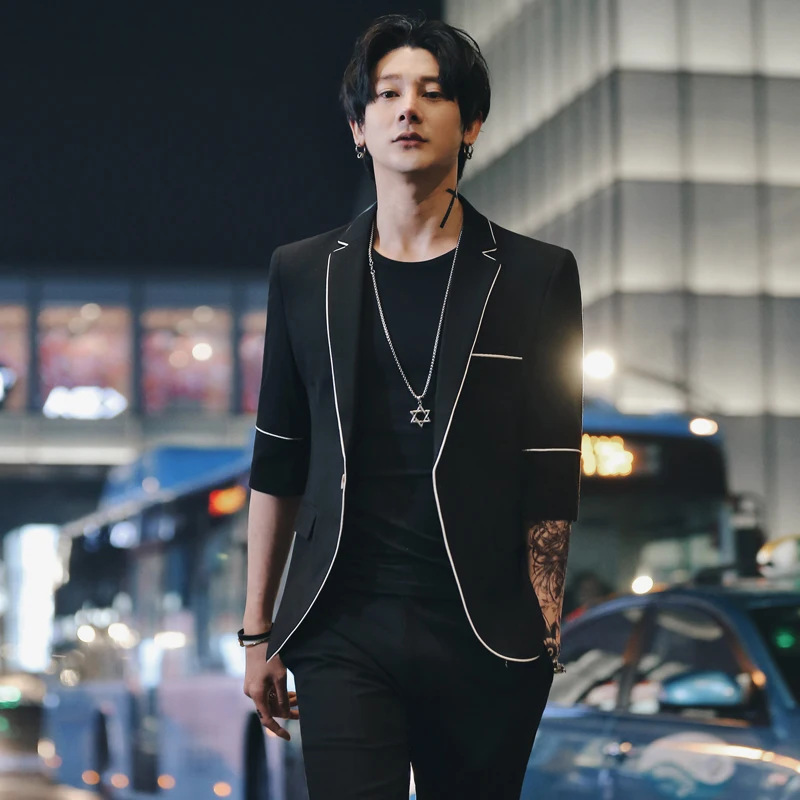 Британский стиль пальто брюки дизайн решетки мужской костюм Slim fit элегантные смокинги Свадебная деловая Вечеринка платье летняя куртка и брюки