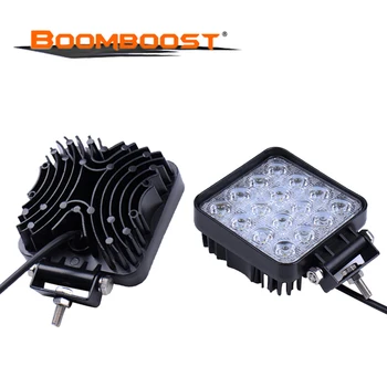 

2Pcs 4Inch 48W Round LED 12V 24V Driving Work Light Spot/Flood Beam 4X4 Tractor Truck 24V Motorcycle ATV Offroad Fog Lamp