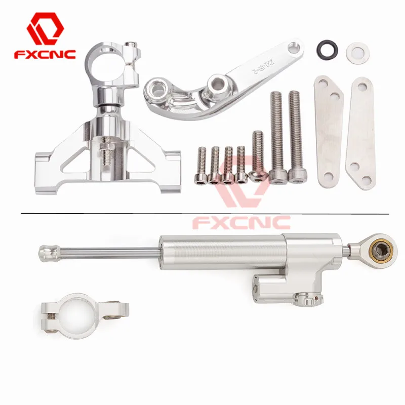 Для Kawasaki ZX14R ZZR1400 ZX 14R ZZR 1400 2006 2012 2007 CNC стабилизатор рулевого демпфера Кронштейн