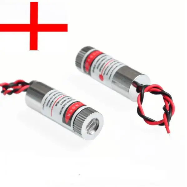 

10PCS/LOT 650nm 5mW Red Laser Line Module Glass Lens Focusable Laser Module