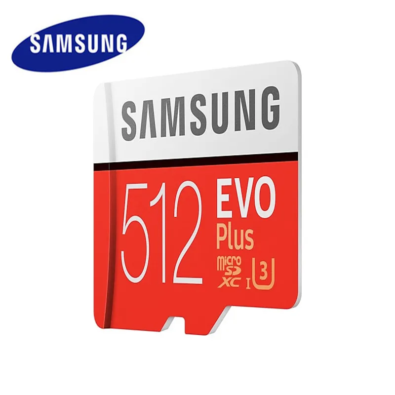 samsung Micro Sd слот для карт памяти 512 ГБ icrosd карты Sdhc/Sdxc Max 95 МБ/с. Evo C10 флеш-накопитель Tf карта