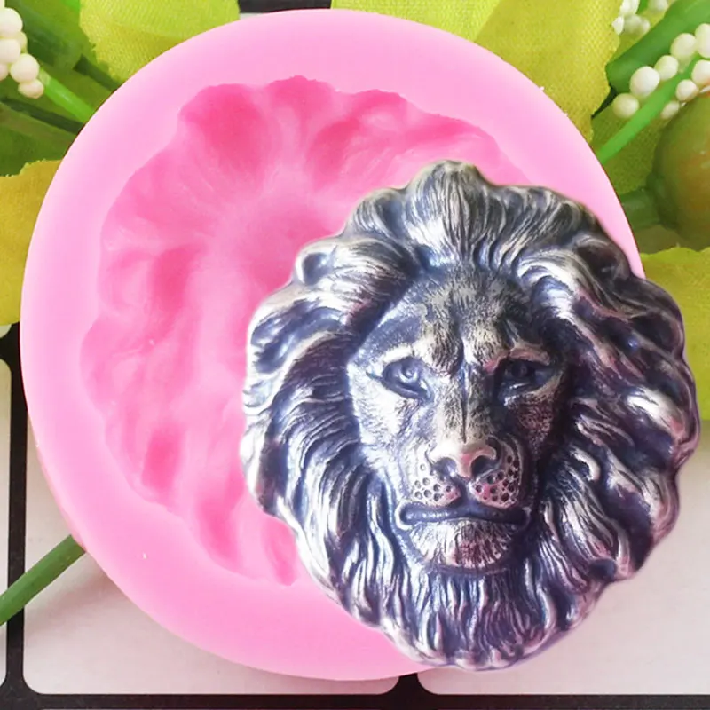3D Lion Head Silicone Mold Chocolate Fondant Mold Animals DIY Baking Party Cake Decorating Tools Soap Polymer Clay Candy Mould|Clay Extruders| - AliExpress